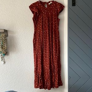 Rust Universal Thread dress